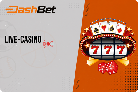 Live-Casino Bereich bei Dash Bet Online