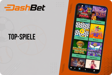 Top-Spiele bei Dash Bet im Überblick